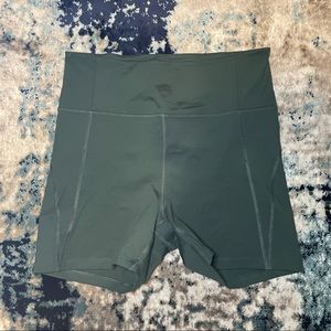Girlfriend collective green high rise run short